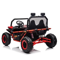 KIDSVIP UTV porteur 4X4 Dune Buggy 2 places 12 V sous licence pour enfants et tout-petits avec RC