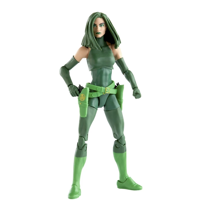 Marvel Legends Series, figurine de collection Madame Hydra de 15 cm avec 4 accessoires et 1 pièce Build-a-Figure