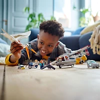 LEGO Jurassic World L'embuscade en avion du Quetzalcoatlus 76947 Ensemble de construction (293 pièces).