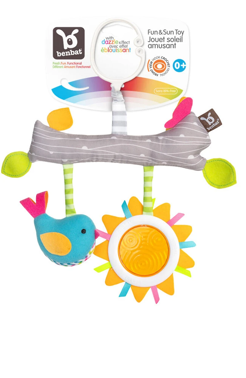 Barre de jouets pour poussette Dazzle Friends Benbat - Fun & Sun / Multi / 0-18 mois