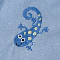Sac de nuit pour bébé qui marche tôt HALO SleepSack – Bleu Gecko - Très grand.