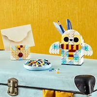 LEGO DOTS Hedwig Pencil Holder 41809 DIY Craft Kit (518 Pieces)