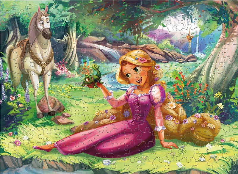 Puzzle 200PC Disney Friends Rapunzel et Pascal