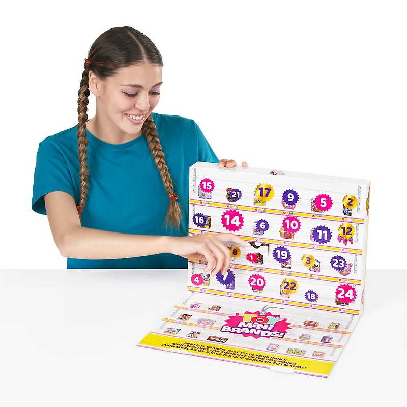 Calendrier de l'Avent de Mini Brands de jouets en édition limitée, avec 4 Minis exclusifs par ZURU