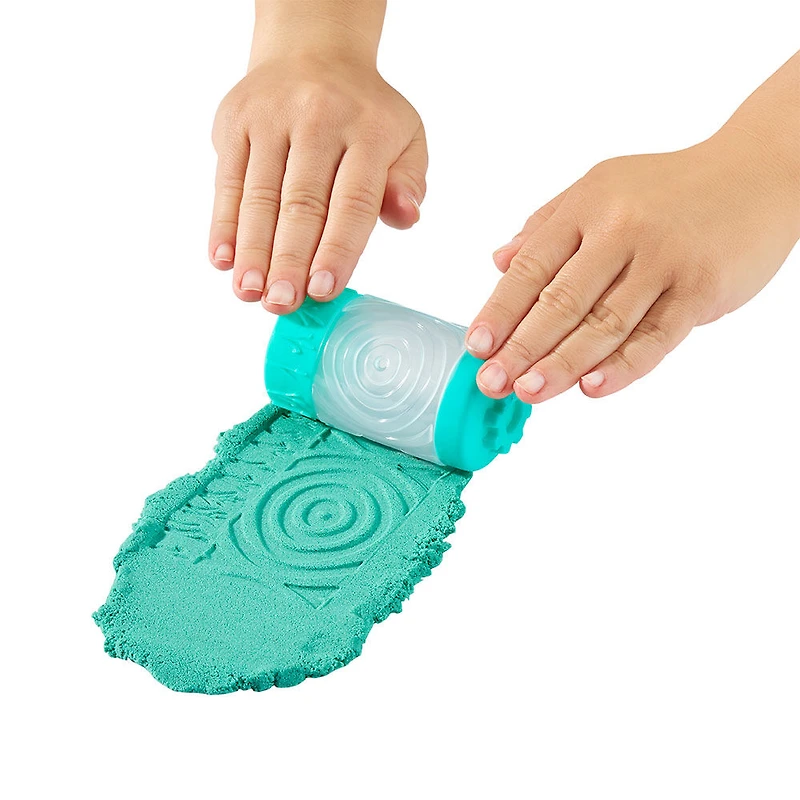 Wonder Factory Never Dry Dough & Sand Starter Set - Purple Dough + Teal Sand