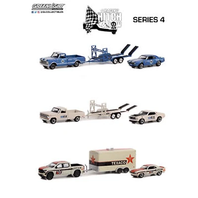 1:64 Racing Hitch and Tow Série 4 Assortiment