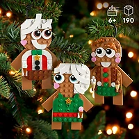 LEGO Ornements en pain d'épices Décoration de Noël 40642