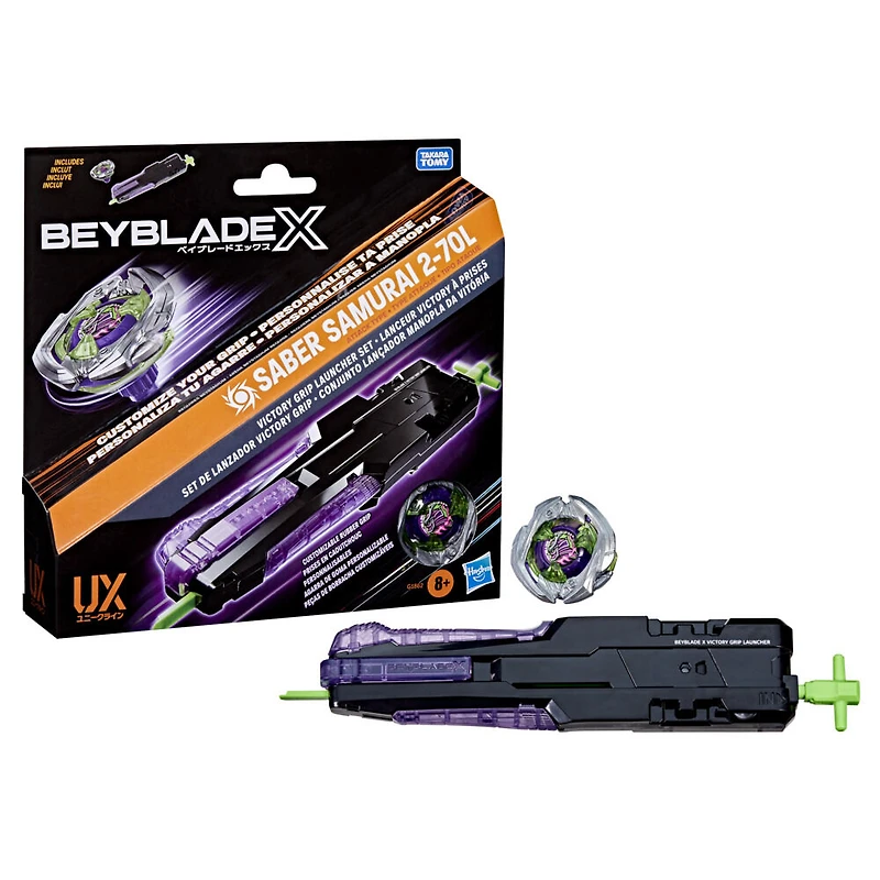Beyblade X, Pack de lanceur à prises victorieuses à rotation droite