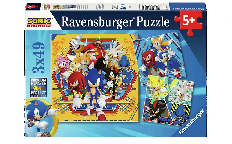 Ravensburger - Sonic Le Hérisson 3x49