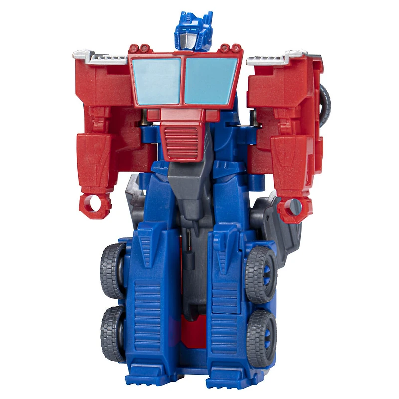 Transformers Earthspark, figurine Optimus Prime Flip Changer 1 étape de 10 cm