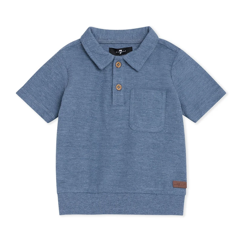 7 For All Mankind Ensemble Short En Denim Tricot 2 Pièces