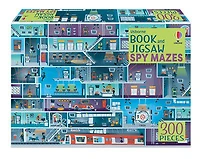 Usborne Book and Jigsaw: Spy Mazes - Édition anglaise