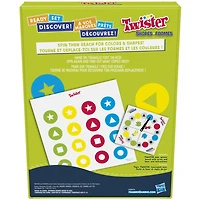 Ready Set Discover, Twister Shapes (formes), jeu avec tapis, association de formes et de couleurs, enfants d'âge préscolaire