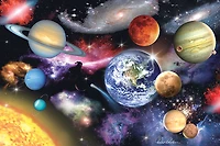 Howard Robinson - Solar System 150 pc Casse-Tete Super 3D