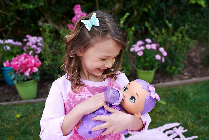 My Garden Baby - Bébé Papillon Violet Boit et Fait Pipi