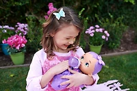 My Garden Baby - Bébé Papillon Violet Boit et Fait Pipi