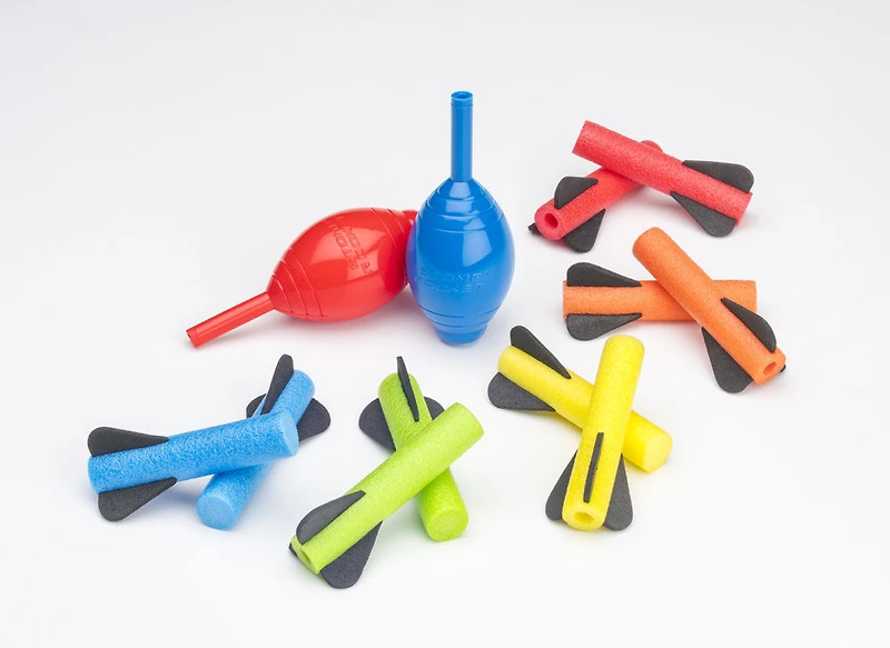 Stomp Rocket Dueling Squeeze, 10 Rockets