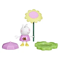 Peppa Pig Suzy joue dans la boue, figurine Suzy