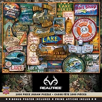 Casse-Tête 1000 Pièces Realtree - "Off to the Lakehouse" - Édition anglaise