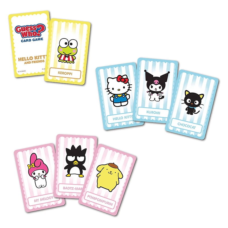 USAopoly GUESS WHO? Card Game: Hello Kitty and Friends - Édition anglaise
