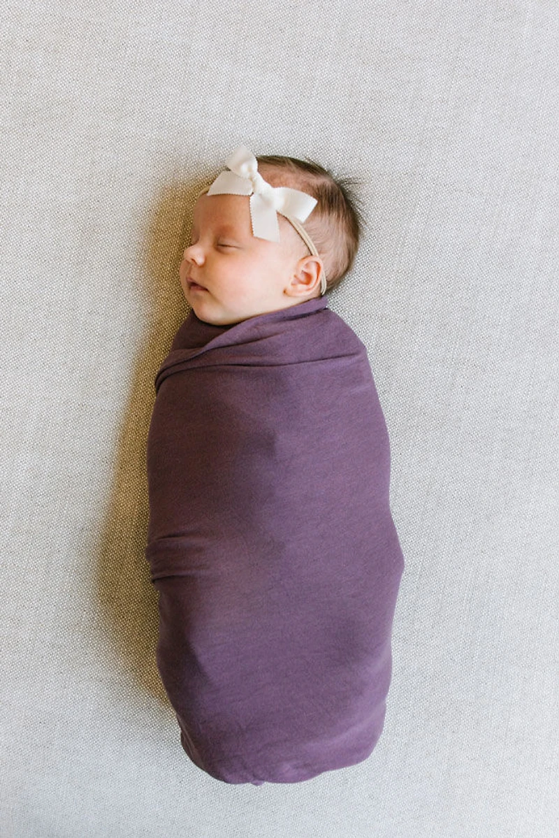 Copper Pearl Plum Swaddle