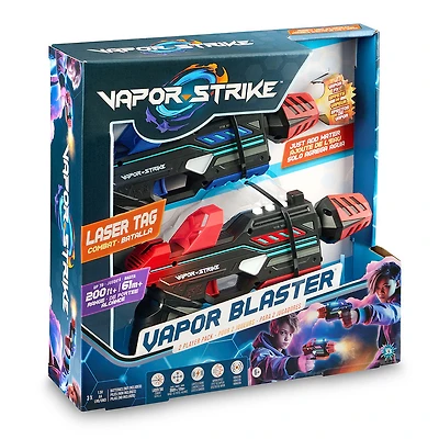 Vapor Strike Vapor Blasters 2 Player Pack, Lights, Sounds & Vapor Effects, Laser Tag Style Battle (Set of 2 Blasters)