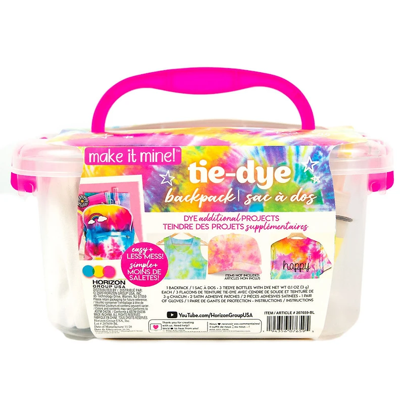 Make it Mine Bac pour sac à dos tie-dye - Notre exclusivité