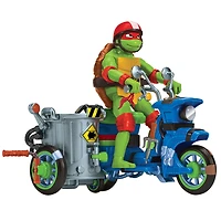 Les Tortues Ninja Mutantes : Mutant Mayhem Battle Cycle avec la figurine exclusive de Raphael