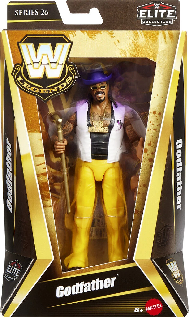 WWE Legends-Godfather-Figurine articulée de la collection Élite