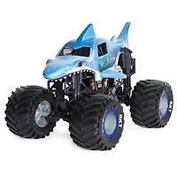 Monster Jam, Monster truck authentique Megalodon en métal moulé à l'échelle 1:24
