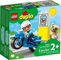 LEGO DUPLO Rescue Police Motorcycle 10967 Building Toy (5 Pieces)