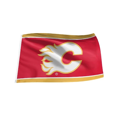 Drapeau mural 3 x 5 LNH Calgary Flames