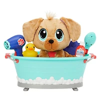 Jeu de baignoire Rescue Tales Scrub 'n Groom avec peluche Golden Retriever