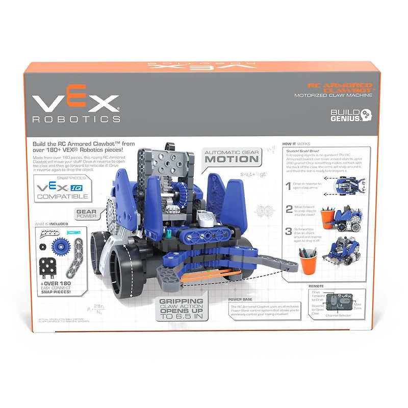 Machine À Pince Rc Armored Clawbot Vex Robotics