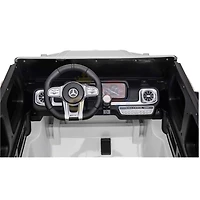 KidsVip 24V Enfants et Tout-Petits Mercedes G Series 4x4 Voiture Eléctrique avec Commande à Distance - Blanc - Édition anglaise