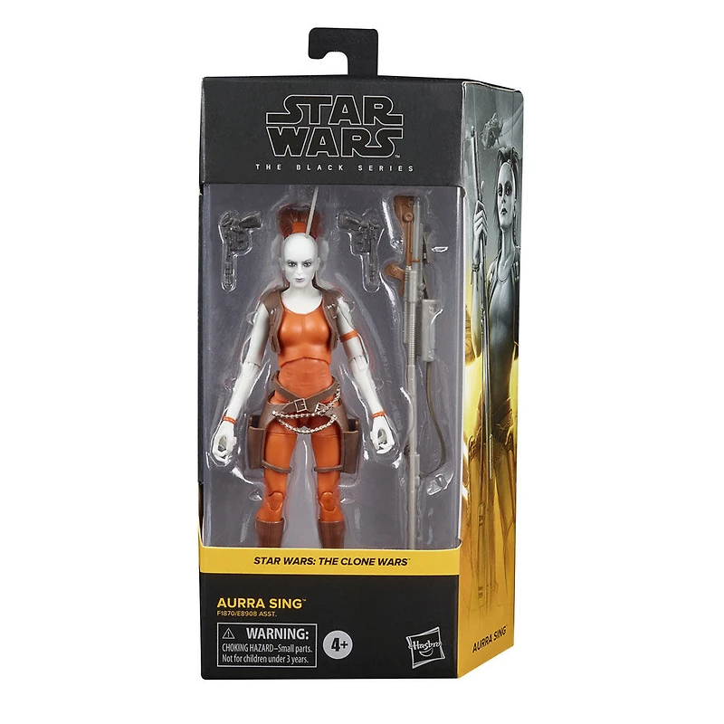 Star Wars The Black Series, figurine articulée Aurra Sing, 15 cm, Star Wars : The Clone Wars