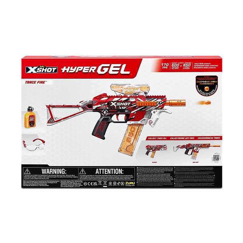 XSHOT Hyper Gel Trace Fire Blaster 