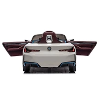KidsVip 12V Licensed BMW i4 W/ RC- White
