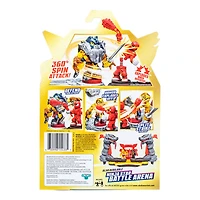 Légendes d'Akedo Ninja Fury Ninja Bosses, attaque rotative à 360°, armure qui se détache, coeur de fierté du lion d'or