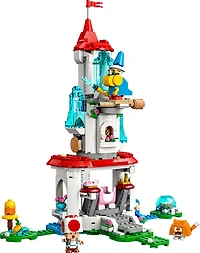 LEGO Super Mario Ensemble d'extension Le costume de Peach chat et la tour gelée 71407 (494 pièces)