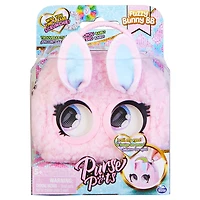 Purse Pets Micros, Fuzzy Bunny BB Stylish Small Purse with Eye Roll Feature