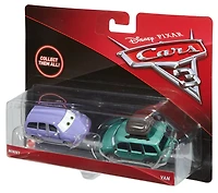 Disney/Pixar Les Bagnoles 3 - Véhicule en métal moulé sous pression - Coffret de 2 - Minny et Van.
