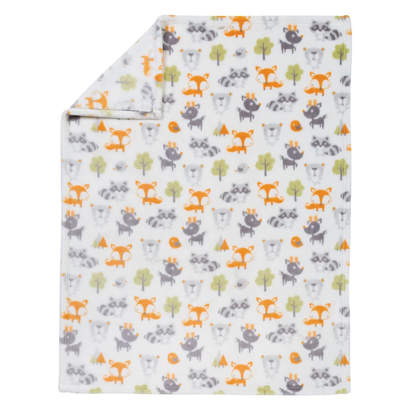 Couverture en peluche pour bébé Trend Lab amis de la forêt