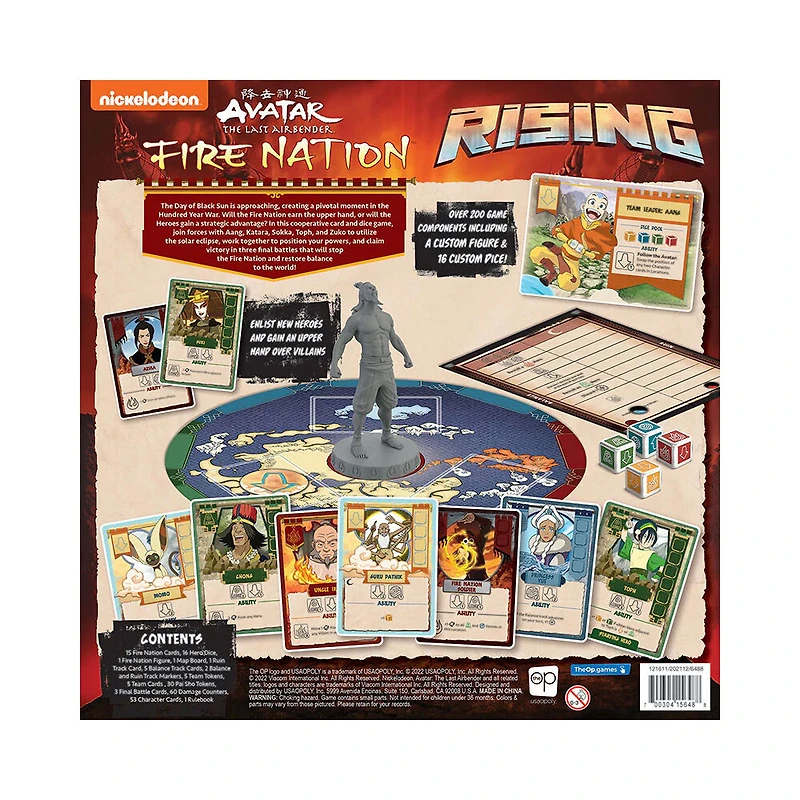 USAopoly Avatar: The Last Airbender Fire Nation Rising Board Game - English Edition