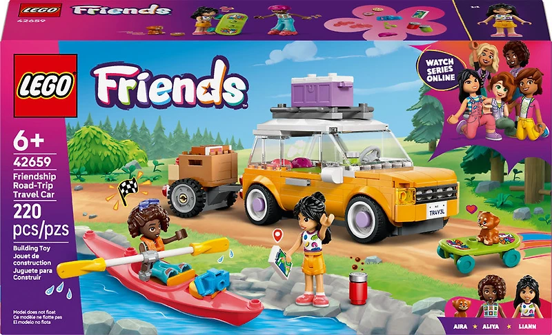 LEGO Friends La Voiture de Voyage de l'Amitié, Ensemble de Construction, Ensemble de Jeu de Voiture pour Jeu de Simulation 42659