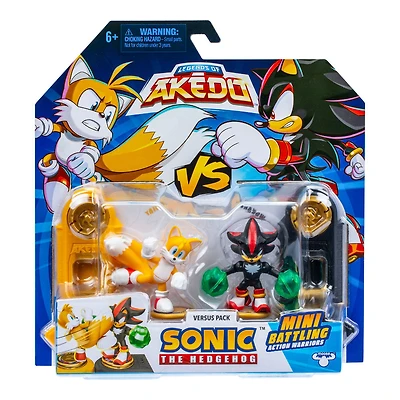 Akedo Sonic S1 Contre Pack Tails Vs Shadow
