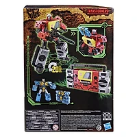 Transformers Generations War for Cybertron : Kingdom, WFC-K44 Autobot Blaster and Eject de 17,5 cm, classe Voyageur