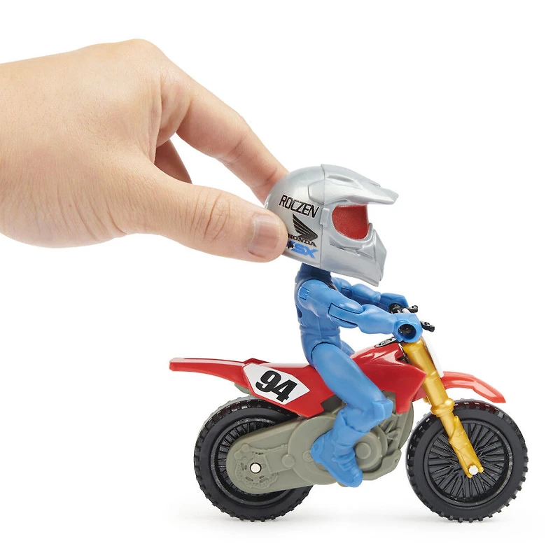 Supercross, Race and Wheelie Bike, Moto collector authentique de Ken Roczen, jouets pour enfants à l'échelle 1:18