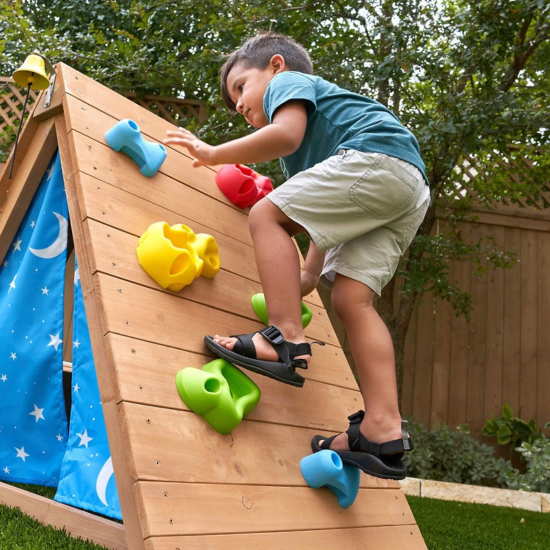 Kidkraft A-Frame Hideaway And Climber