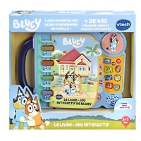 VTech Bluey Bluey's Book of Games - French Edition